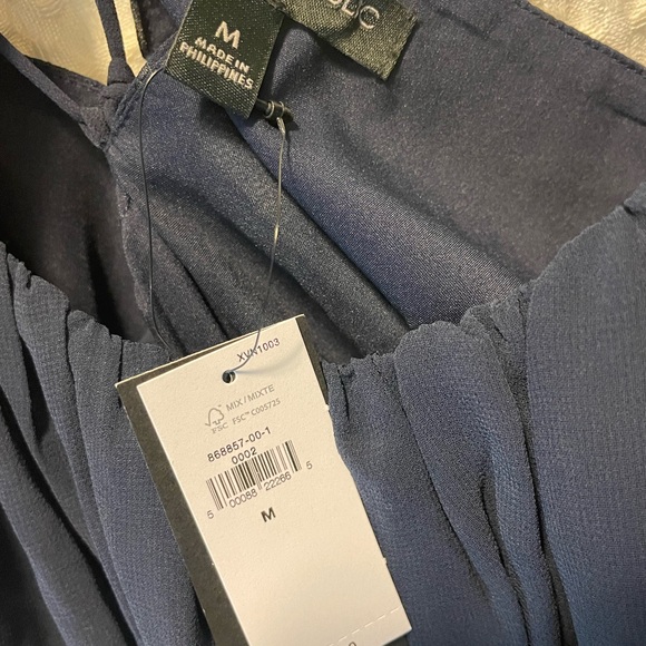 Banana Republic flowy dress, Maxi length, navy, empire waist SZ MD - Picture 5 of 9